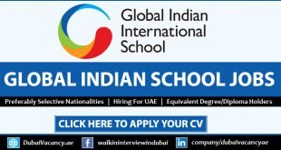 Global Indian International School Careers