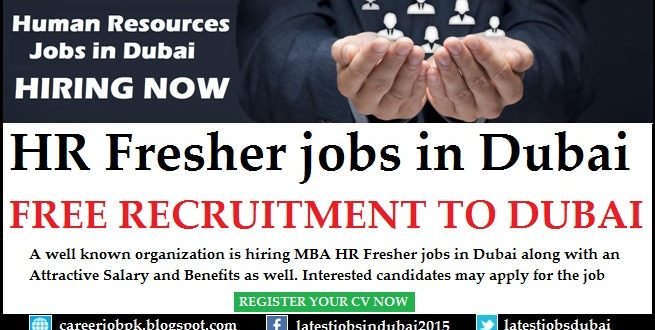 HR Fresher jobs in Dubai