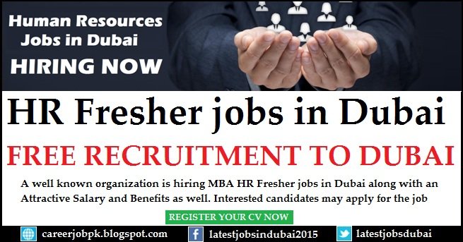 HR Fresher jobs in Dubai