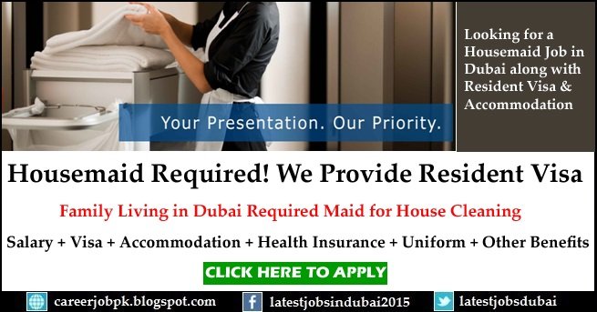 Housemaid jobs in Dubai for House Cleaning