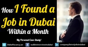 How I Found a Job in Dubai Within a Month