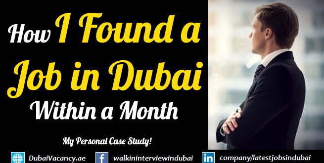 How I Found a Job in Dubai Within a Month