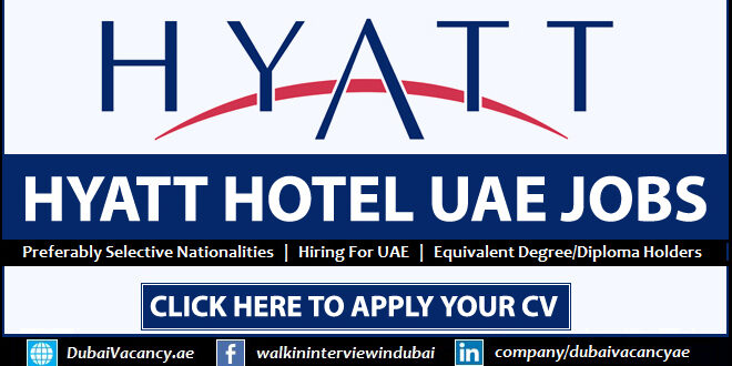 Hyatt Careers Dubai