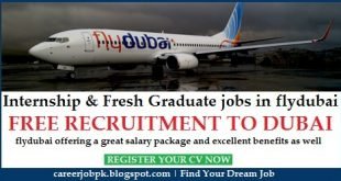 Internship Fresh Graduate jobs in flydubai