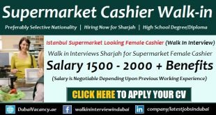 Istanbul Supermarket Cashier Jobs