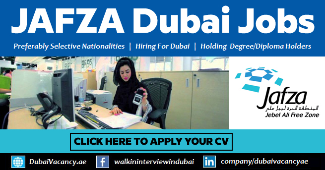 JAFZA Careers Dubai