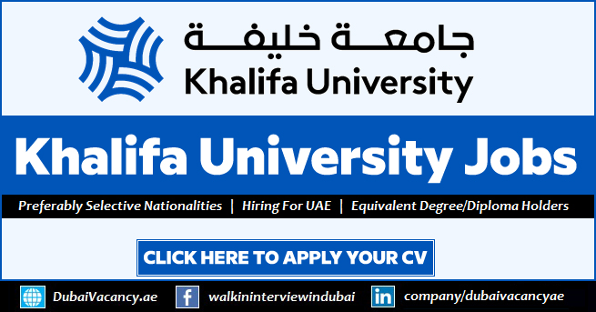 Khalifa University Careers