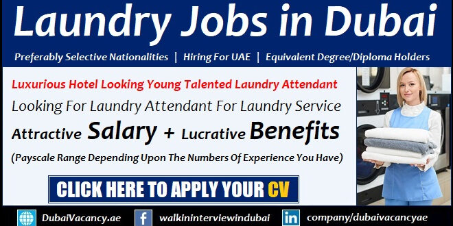 Laundry Jobs in Dubai