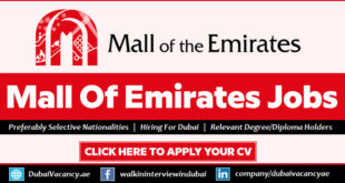 Mall Of Emirates Careers