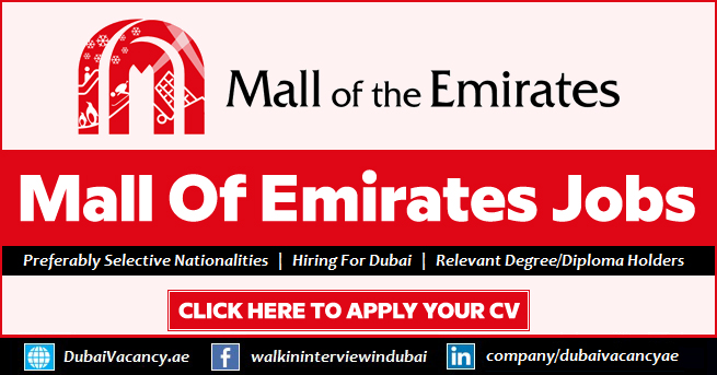 Mall Of Emirates Careers