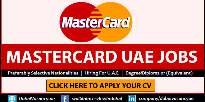 Mastercard Jobs in Dubai