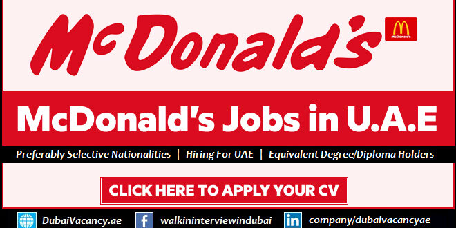 McDonald's UAE Careers