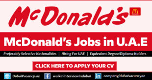 McDonald's Careers UAE