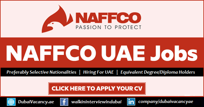 Naffco Careers in Dubai