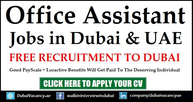 Office Assistant Jobs in Dubai 2025 with Offered Good Salary 1 Office Assistant Jobs in Dubai