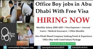 Office Boy jobs in Abu Dhabi