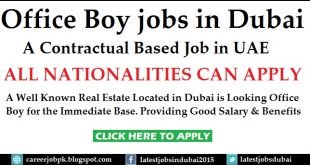 Office Boy jobs in Dubai Free Zone