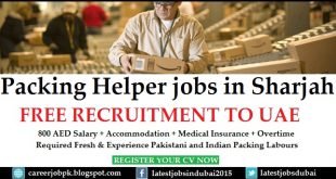 Packing Helper jobs in Dubai