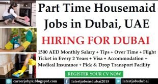 Part Time Housemaid jobs in Dubai
