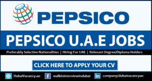 PEPSICO Careers Dubai