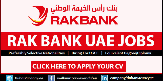 RAK Bank Careers
