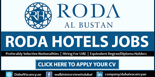 RODA Hotels & Resorts Careers