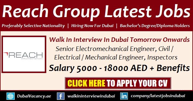 Reach Employment Services Dubai Jobs