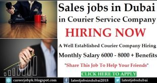 Sales Executive jobs in Dubai in Courier Service Company