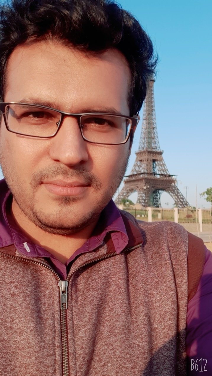 Selfie Taken Infront of Eiffel Tower