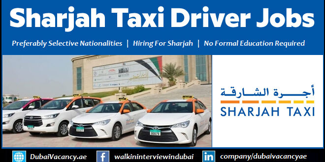 Sharjah Taxi Careers