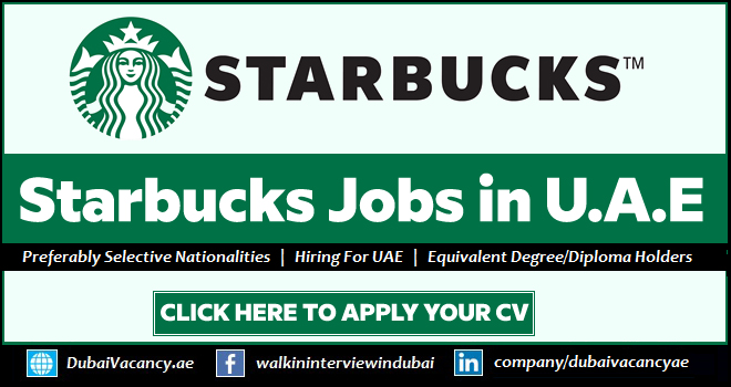 Starbucks UAE Careers 2025 in Dubai Latest Vacancies 1 Starbucks UAE Careers 1