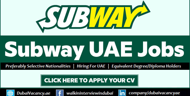Subway UAE Careers
