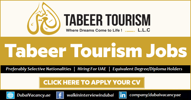 Tabeer Tourism Careers Dubai