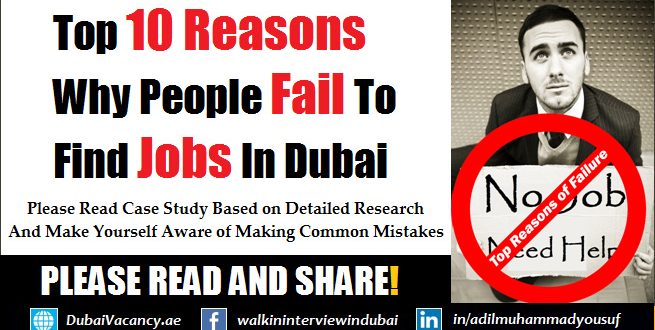 Why People Fail To Find Jobs in Dubai