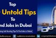 Tips To Find Jobs in Dubai