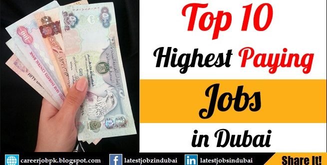 Top 20 Highest Paying Jobs in Dubai