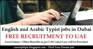 Typist jobs in Dubai