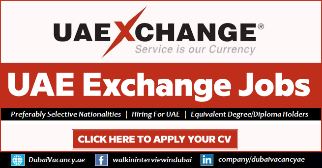 UAE Exchange Careers For Freshers & Experienced in Dubai 1 UAE Exchange Careers