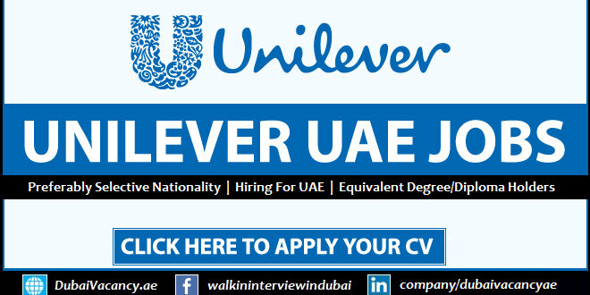 Unilever Careers Dubai