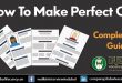 How To Make a Perfect CV