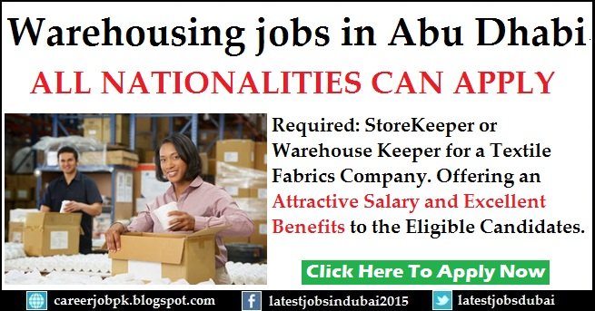 Warehouse Assistant Jobs In Dubai