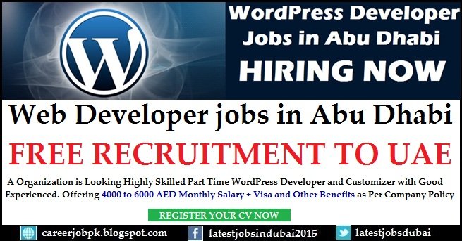 Web Developer Part Time jobs in Dubai