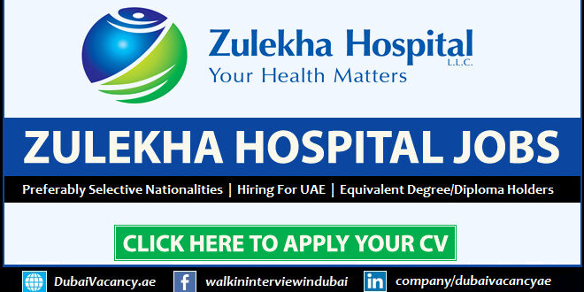 Zulekha Hospital Careers